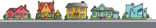 row of houses